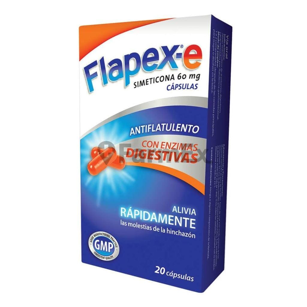Flapex E x 20 cápsulas Farmex-Fonasa-Persistente